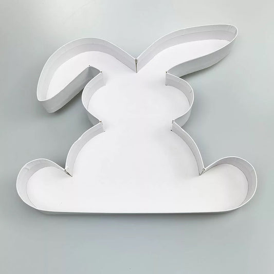 IMPERFECT Fillable Bunny Shaped Box with FREE Clear Lid Giftbox