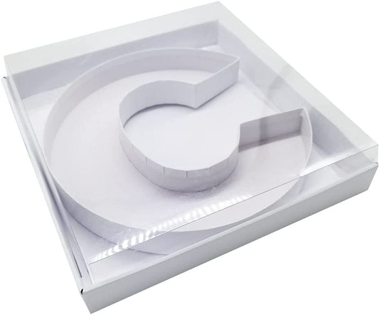 Letter C Fillable Box with FREE Clear Lid Giftbox