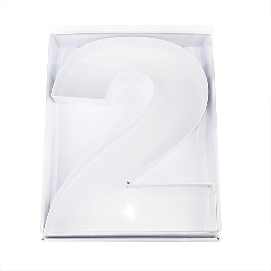 Fillable Number 2 Box with FREE Clear Lid Giftbox