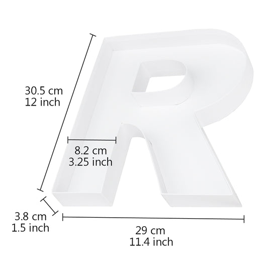 Letter R Fillable Box with FREE Clear Lid Giftbox