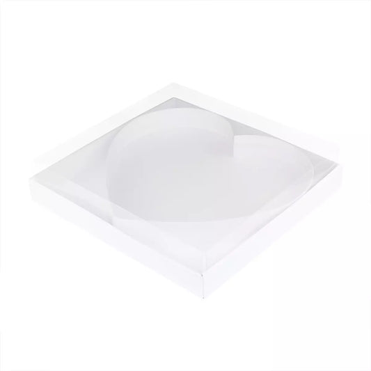 Fillable Heart Shaped Box with FREE Clear Lid Giftbox